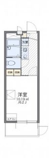 レオパレスピーフスの間取り画像