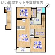 オーシャンⅠの間取り画像