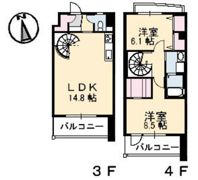 エルカーサニッシャラの間取り画像