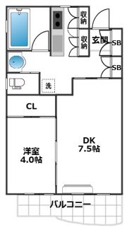 ベルドリームの間取り画像
