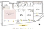 クオス横浜六浦ヒルトップレジデンス ブライトガーデンの間取り画像