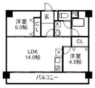Arla komeyamachiの間取り画像