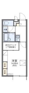 レオパレス湖月の間取り画像