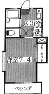ハイツ光の間取り画像