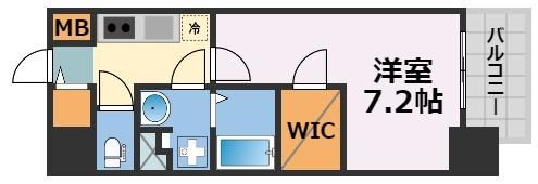プレサンス堺筋本町エグゼブランの間取り画像