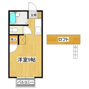 桂コーポ西根の間取り画像