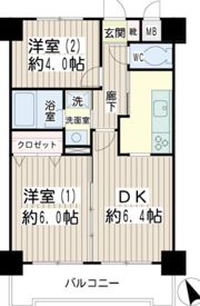 NICEアーバン鶴見中央Ⅱの間取り画像