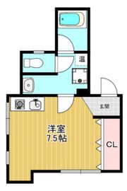 エスポワール鉄砲町の間取り画像