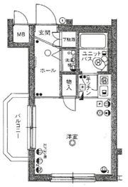 ミリオンコート駒込の間取り画像