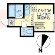 ユナイト衣笠ルッティーの間取り画像