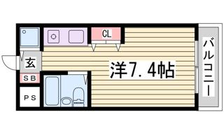 ジョイフル石屋川の間取り画像