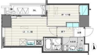White Tower Hamamatsuchoの間取り画像