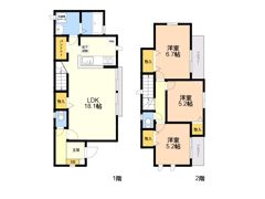 CASA横手E棟の間取り画像