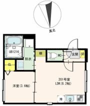 TERRAS Kasaiの間取り画像