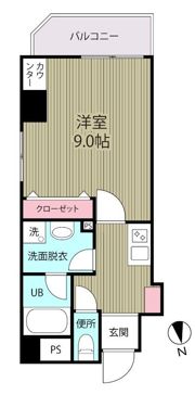 エトワール西葛西Ⅱ(E-204)の間取り画像