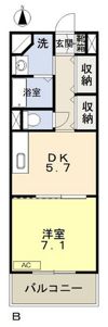 COCO中島田の間取り画像