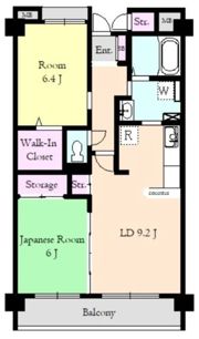 エーコー・カミキの間取り画像