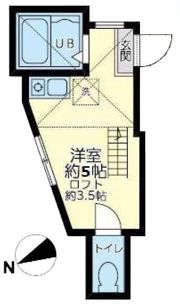ミレール渡田の間取り画像