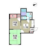 マンションモテギの間取り画像