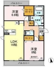 グランツ 川名の間取り画像