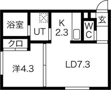 フォレストR-IIIの間取り画像