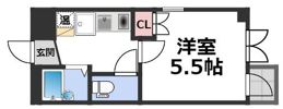 ロンモンターニュ小阪の間取り画像
