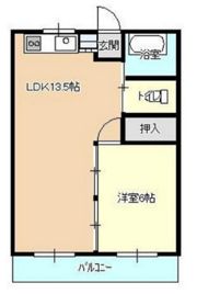 牛田翠苑の間取り画像