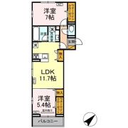 フレアⅡの間取り画像