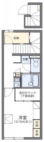レオパレスGOLD LEO Ⅲの間取り画像