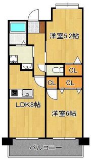 アースコートY’sシティ香春口の間取り画像
