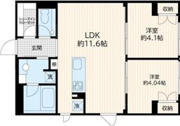 Fullea若松河田の間取り画像
