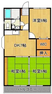 ヒルズ守恒の間取り画像