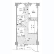焼津市駅北2階3LDKの間取り画像