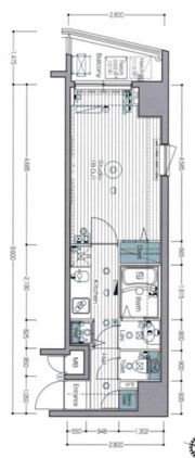 ガラ・ステーション岩本町Southの間取り画像