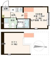 フェリシテ東小岩の間取り画像