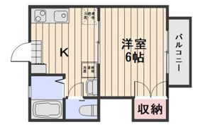 当新田ハイツの間取り画像
