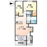 沼津市東椎路新築アパートの間取り画像