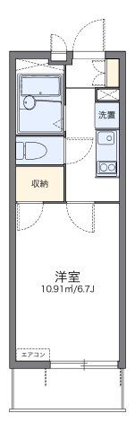 レオパレスWAKANAの間取り画像