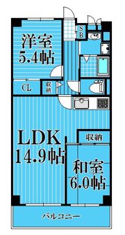 プライムアーバン武蔵小杉comodoの間取り画像