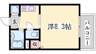 ロージェ西灘の間取り画像