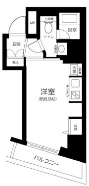 メイクスデザイン品川戸越の間取り画像