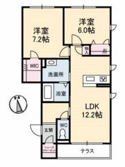 シャーメゾン益野の間取り画像