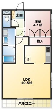 メゾンド・エスペランスⅢの間取り画像