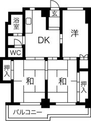 メゾン小六の間取り画像