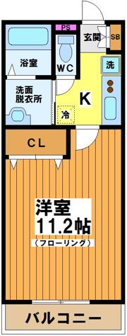 大原KYハイツⅢの間取り画像