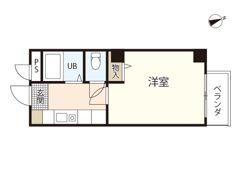 TWO ONEビル 白島九軒町の間取り画像