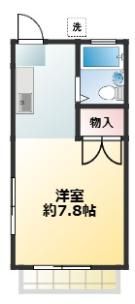 石道ハイツBの間取り画像