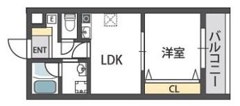 ドゥミルアン東大阪の間取り画像
