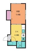 山光コーポ第2の間取り画像