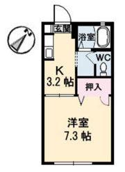 サントーク伴 B棟の間取り画像